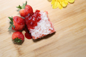 Strawberry Cream Coconut Cake!